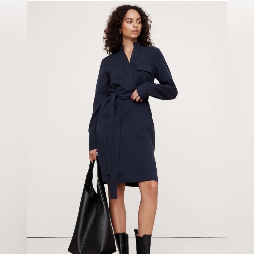 Banana Republic Tencel™-Cotton Utility Dress